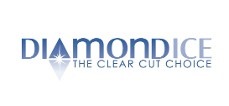 Diamond Ice Clear Cut Choice corporate text logo graphic