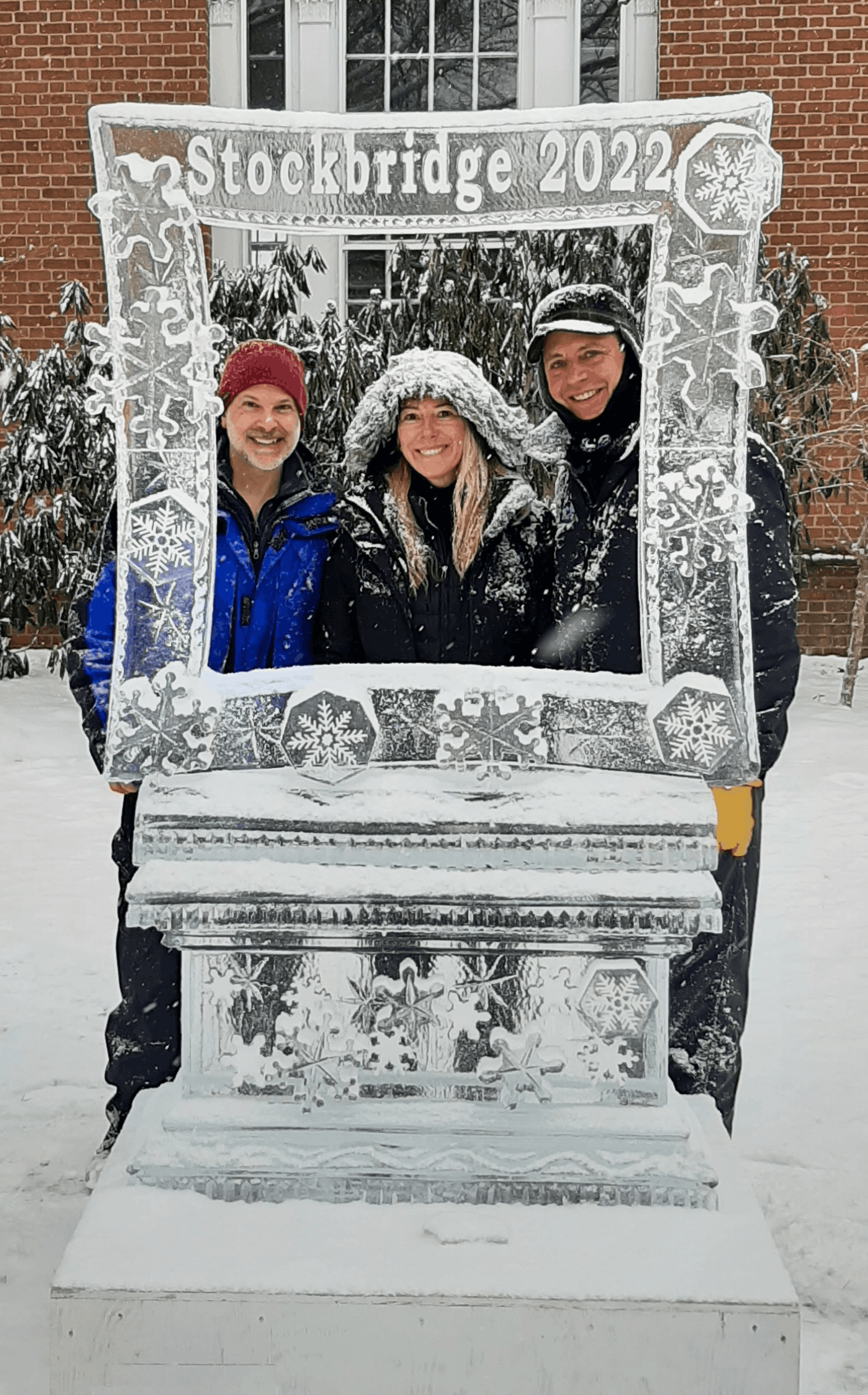 Ice Matters Multi Block Personalized Photo Op on Base