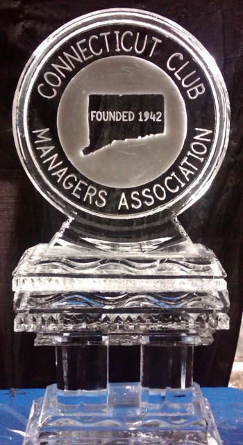 Managers Association custom organizational crest engraved shield design