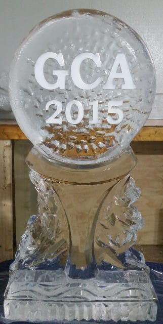 2015 commemorative ice sculpture