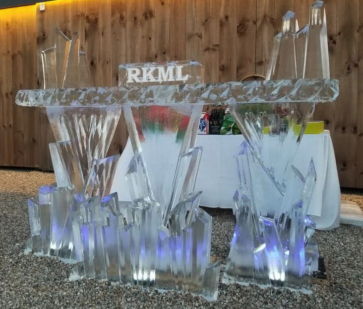 Ice bar with custom RKML engraving