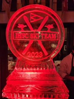Fire Rescue Team custom ice sculpture