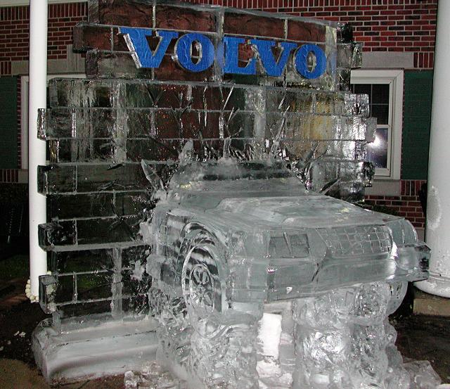 Andrea custom script name ice carving with floral background