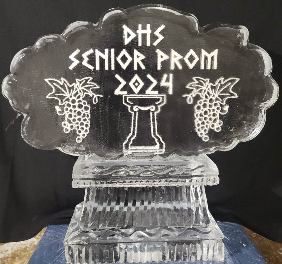 AHS Senior Prom 2024 ice sculpture