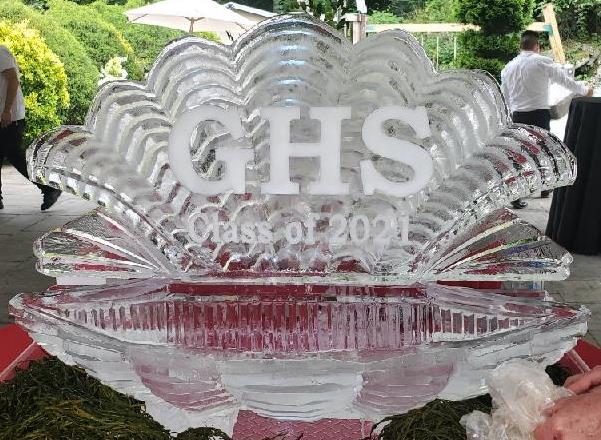 CHS Class of 2020 graduation ice sculpture