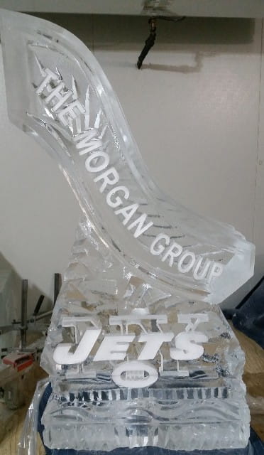 Morgan Group engraved ice luge