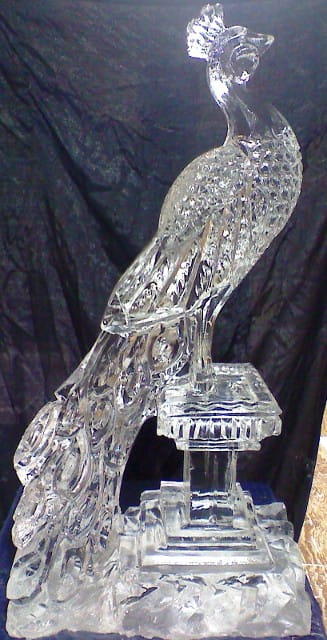 Custom Picoc ice sculpture